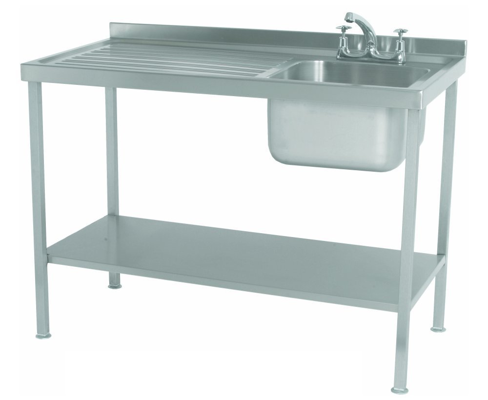 Stainless Steel Single Bowl Single Drainer Sink