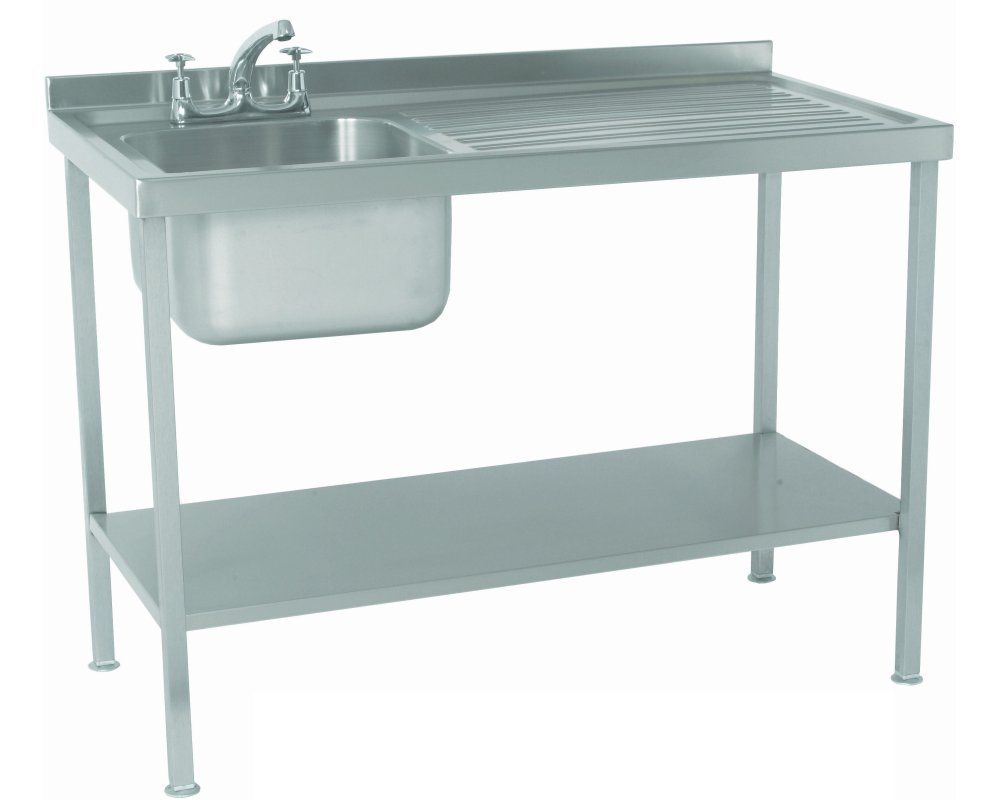 Stainless Steel Single Bowl Single Drainer Sink