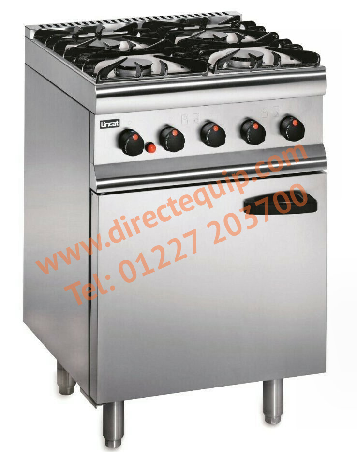 Lincat SLR6 4 Burner Gas Range W600mm