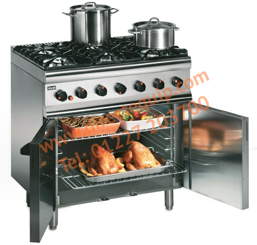Lincat SLR9C 6 Burner Gas Range W900mm