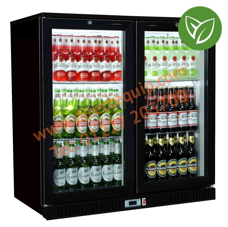 Sterling Pro Bottle Cooler with Hinged or Sliding Doors W900mm SP2HC