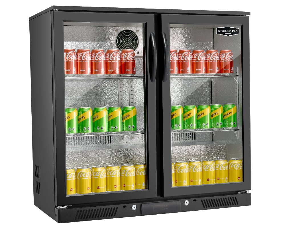 Sterling Pro Green SP2HC-BH Double Door Bottle Cooler