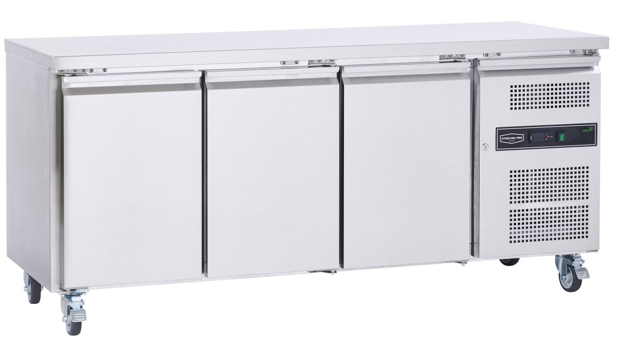 Sterling Pro Cobus SPCR300P 3 Door Counter Fridge W1759 x H850mm