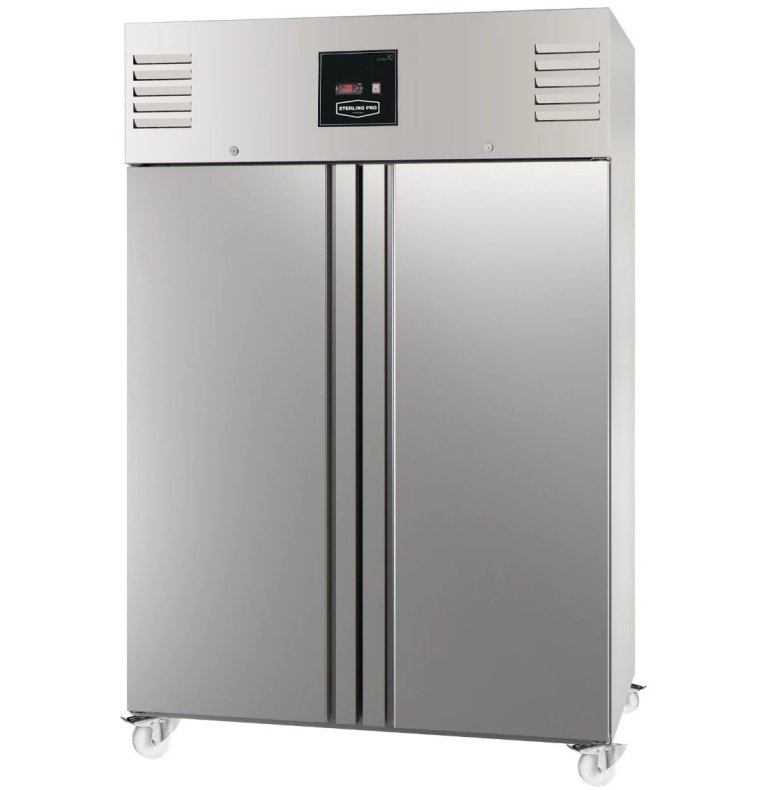 Sterling Pro Green SPI142 Upright 2 Door Gastronorm Fridge 1400Ltr