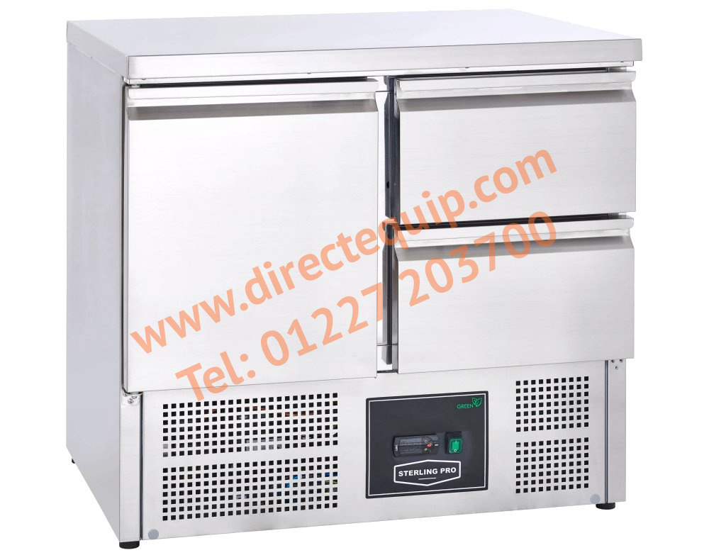 Cobu 1 Door 2 Drawer Refrigerated Counters SPU201-2D