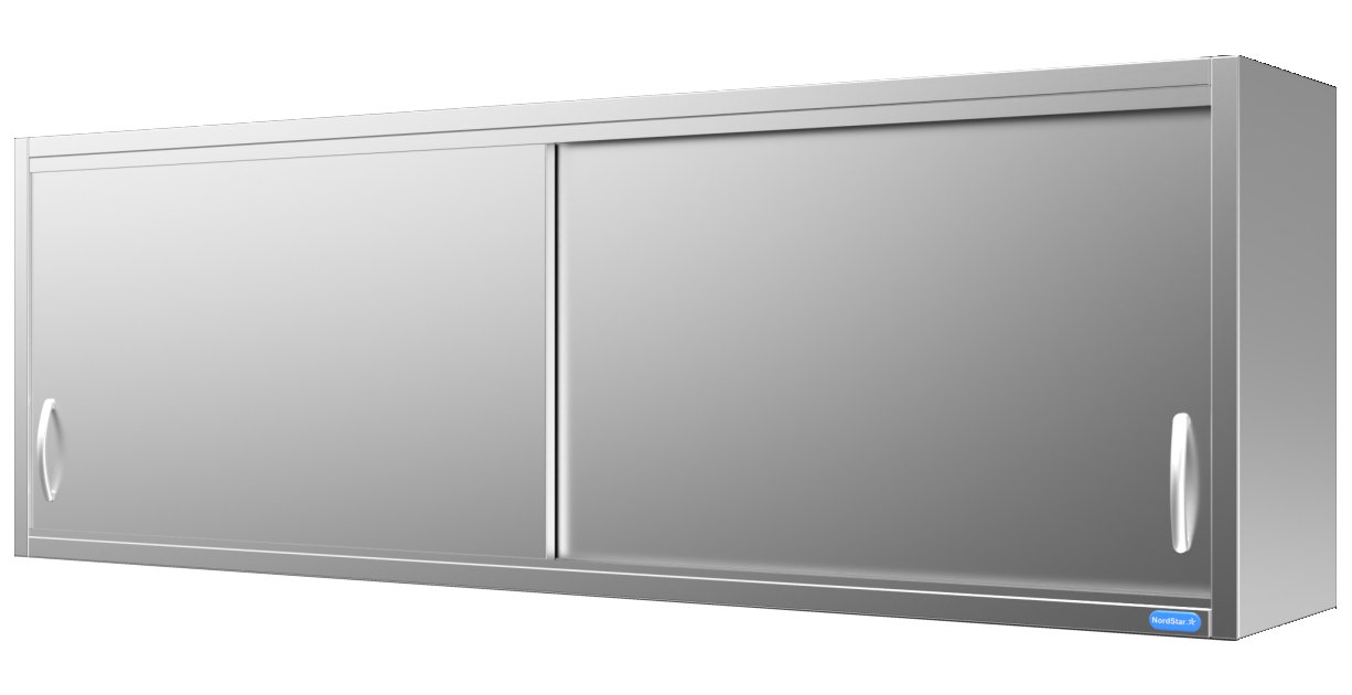 NordStar NSWC1800 Stainless Steel Wall Cupboard W1800mm