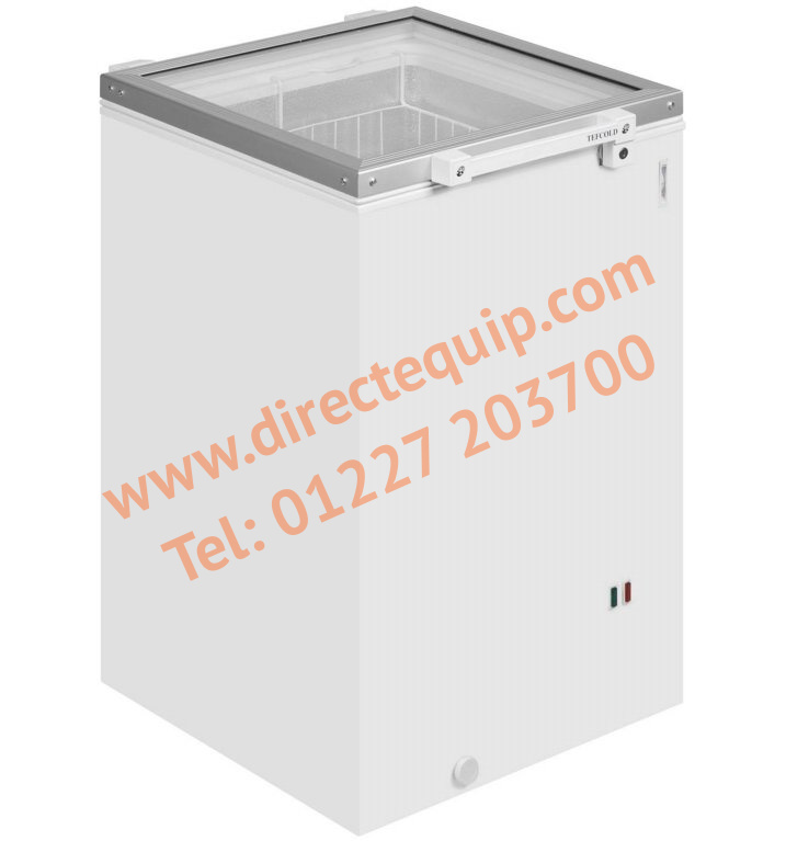 Tefcold Hinged Glass Lid Chest Freezer
