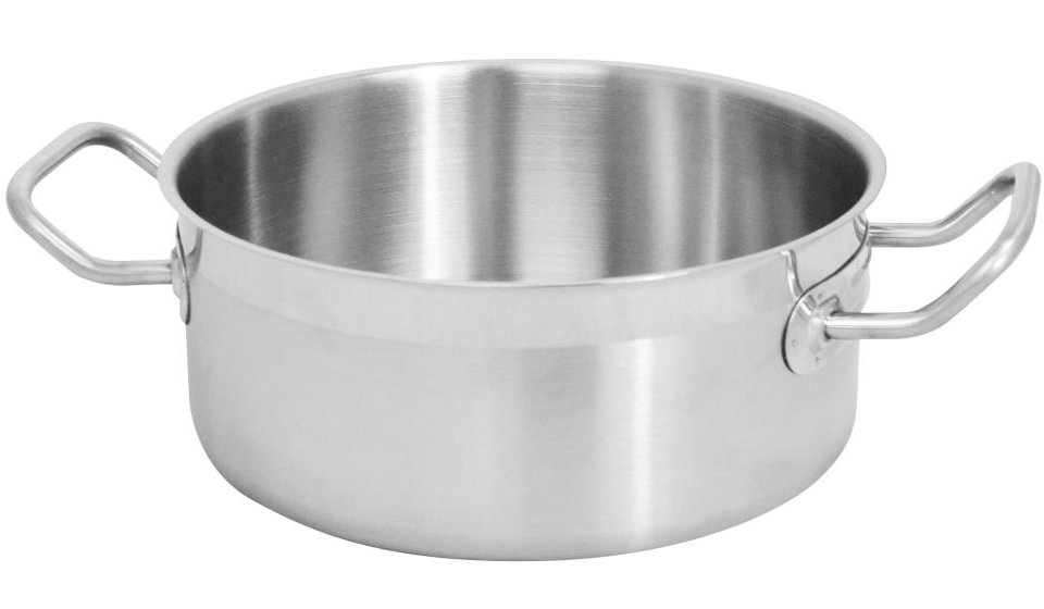 Stainless Steel Casserole Pans Induction Base 240mm (SXLC24)