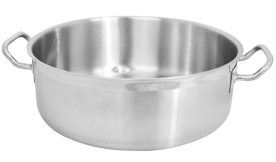 Stainless Steel Casserole Pans Induction Base 360mm (SXLC36)