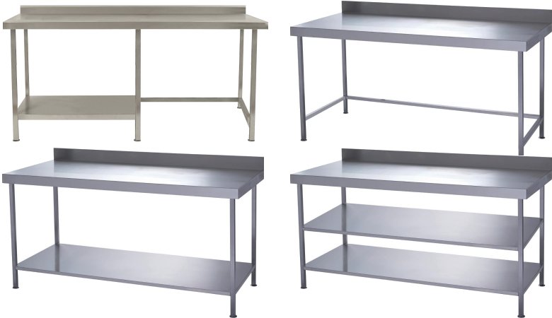 Fully Welded Wall Benches Stainless Steel