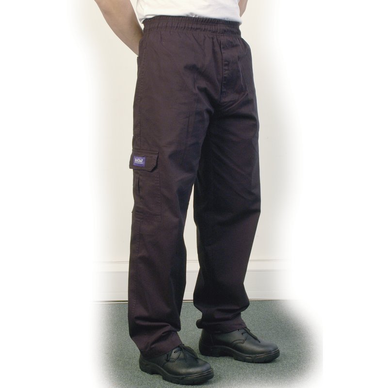 Chefs Black Cargo Pants