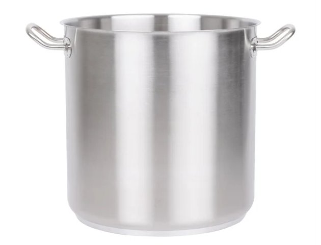 Vogue Stainless Steel Deep Stockpot 30cm 20.5Ltr (T193)