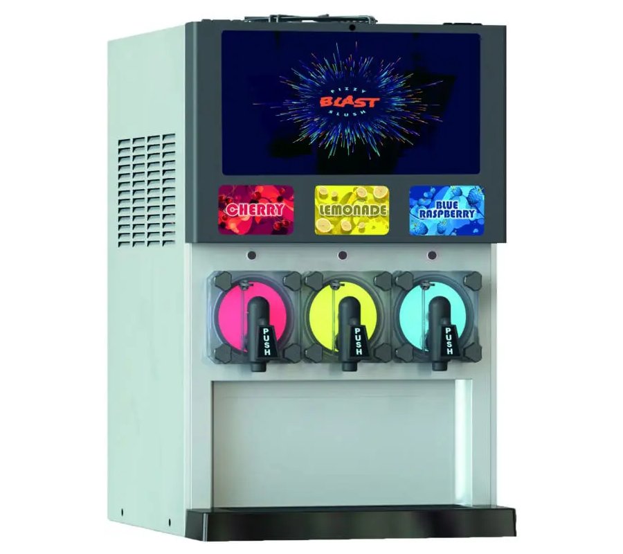 Blue Ice Fizzy Blast Triple Flavour Carbonated Slush Machine T516-3