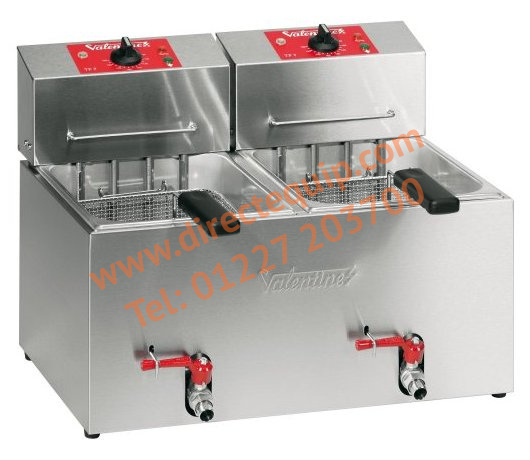 Valentine TF77 Twin Tank Table Top Fryer 2 x 7Ltr