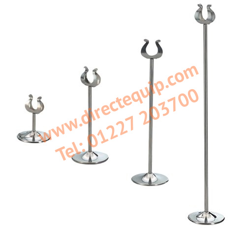 Stainless Steel Table Number Stand