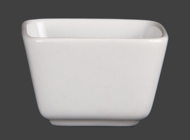 Olympia Whiteware Tall Square Mini Dishes