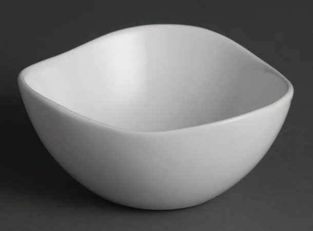 Olympia Whiteware Wavy Bowls