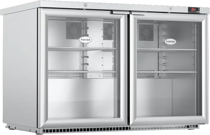 Under Counter Glass Door Fridges