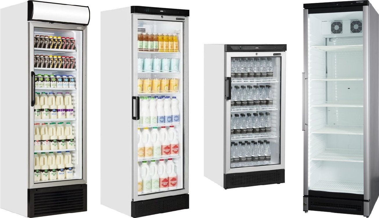 Upright 1 Door Display Fridge