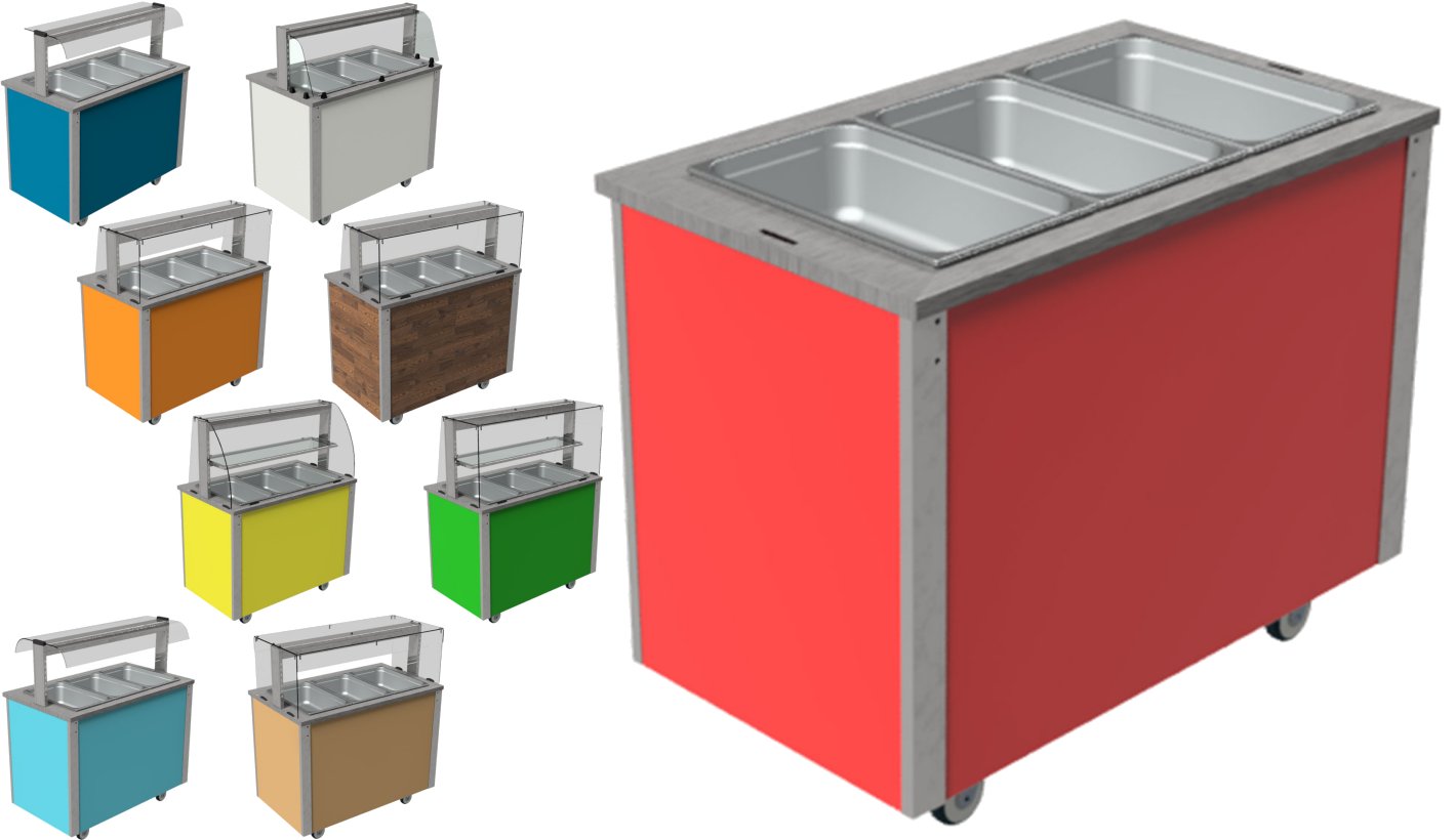 Moffat VCBM Dry Heat Bain Marie Hot Cupboard Versicarte Pro
