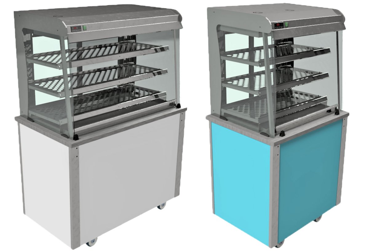 Moffat VCGHF Heated Display Curved Glass Closed Front Versicarte Pro