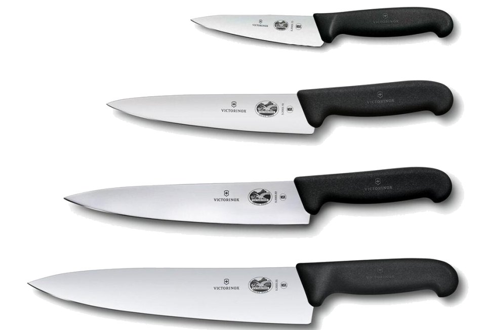 Victorinox Black Fibrox Chef Knives