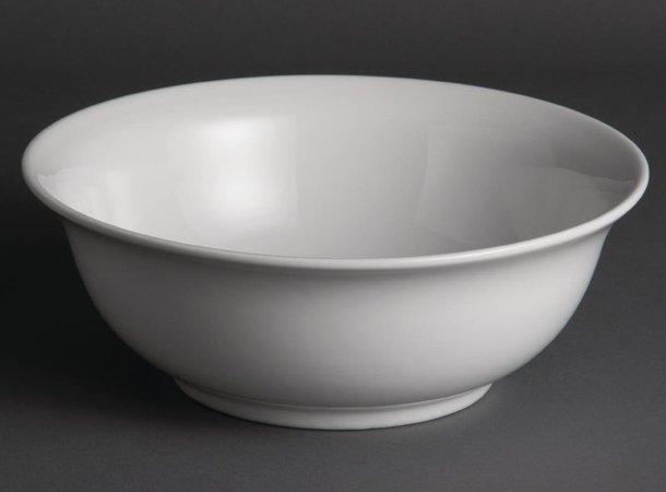 Olympia Whiteware Salad Bowls