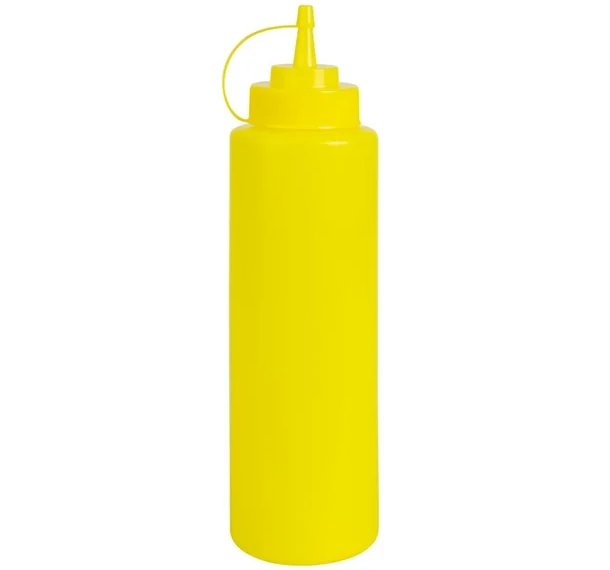 Vogue Yellow Squeeze Sauce Bottle 35oz