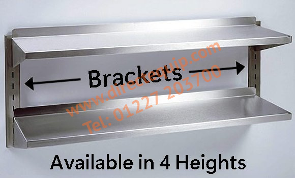 Wall Brackets for Solid & Tubular Wall Shelves