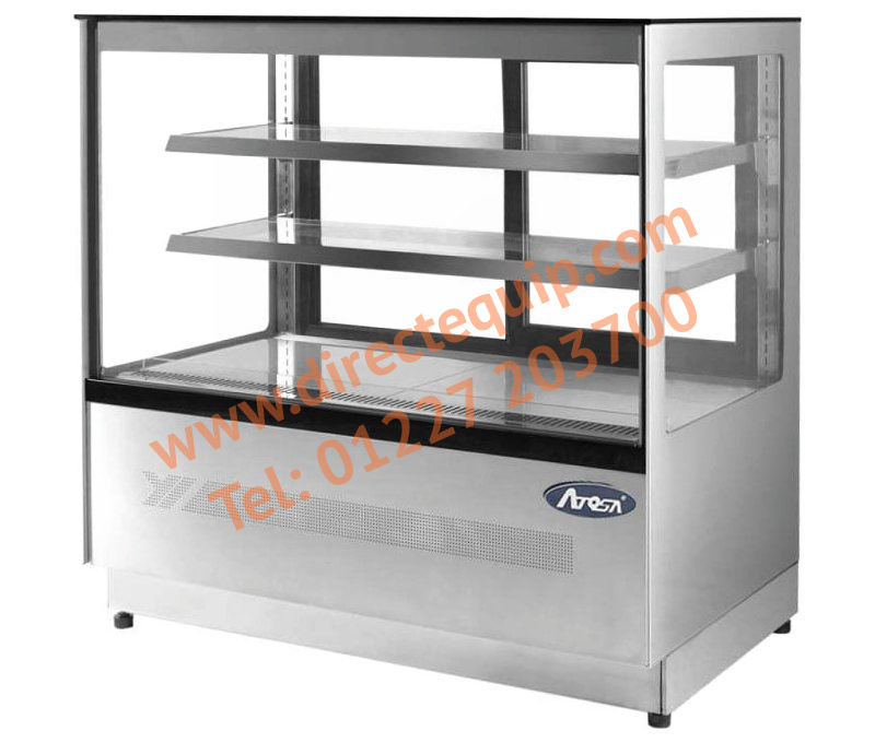 Atosa Deli Display in 3 Sizes Heavy Duty Squared Glass WDF