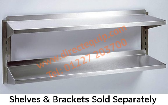 Stainless Steel Solid Wall Shelf