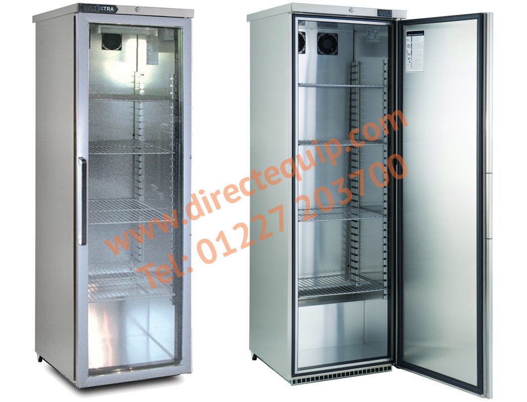 Foster Slimline Glass Door Fridge 410Ltr XR415G