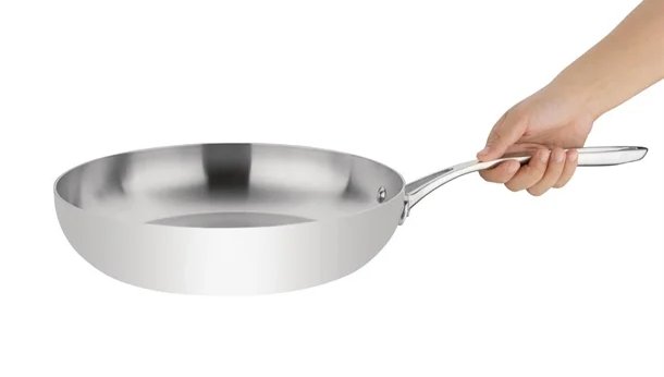 Vogue Stainless Steel & Aluminium Tri-Wall Frying Pan 28cm (Y321)