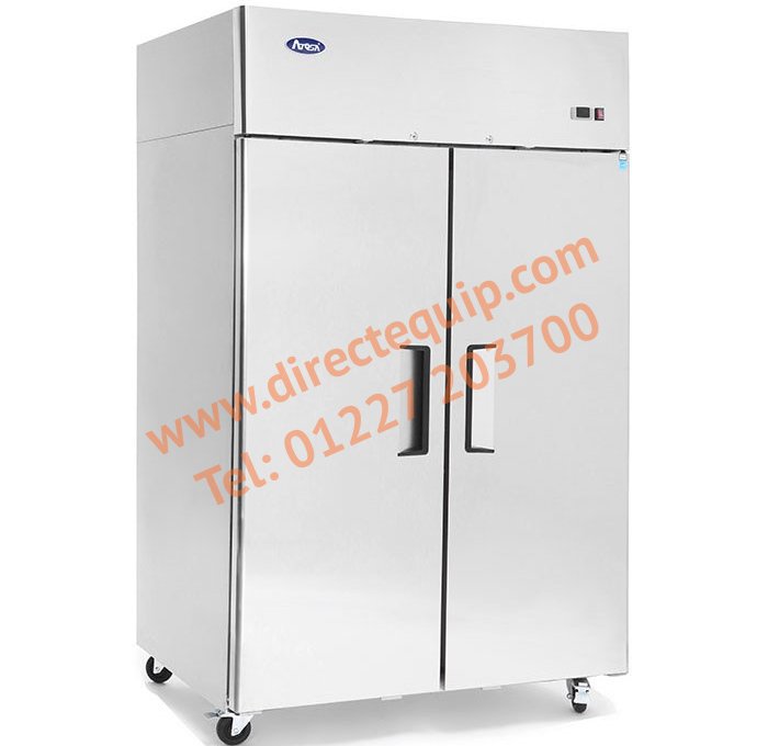 Atosa YBF9218GR Slimline 2 Door Upright Fridge 900Ltr