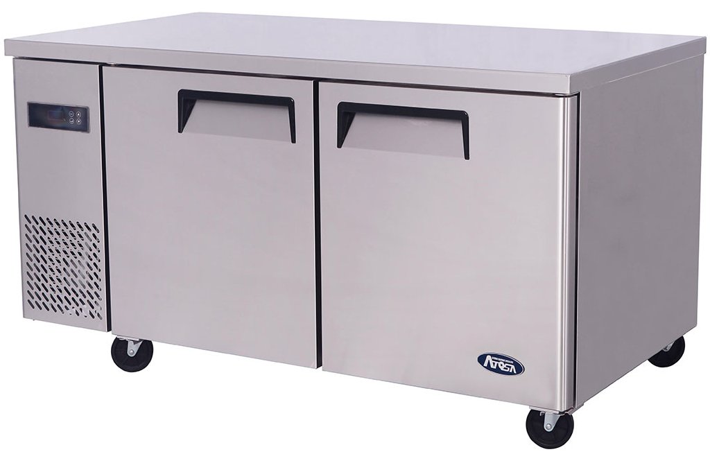 Atosa YPF9027GR 2 Door Under Counter Freezer W1200 x H840mm