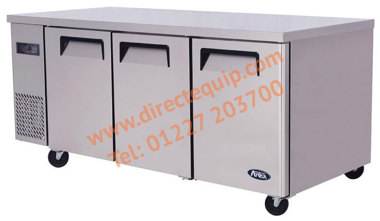 Atosa YPF9042GR 3 Door Under Counter Fridge W1800 x H840mm