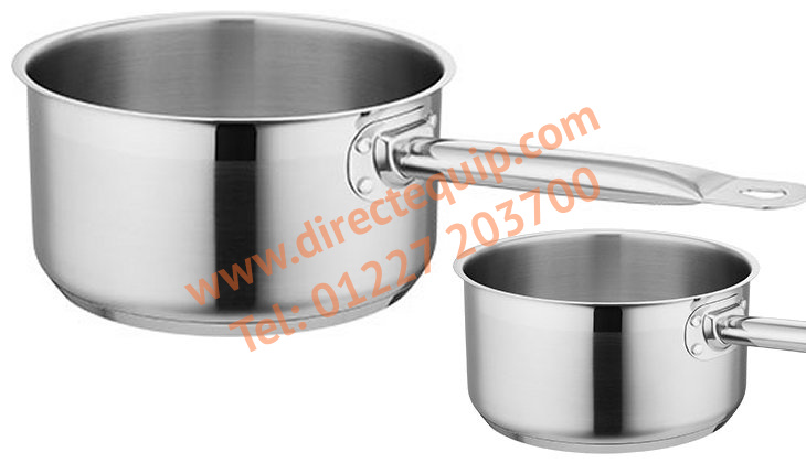 Stainless Steel Saucepans in 4 Sizes