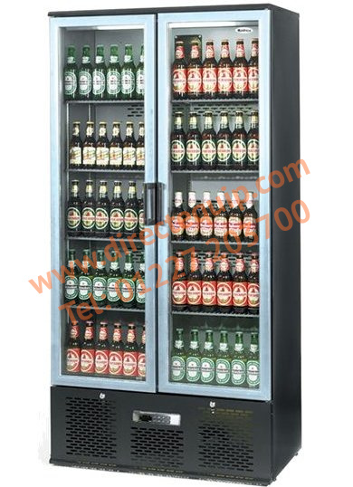 Infrico ZXS20 Upright Double Door Bottle Cooler Cap: 492 Bottles