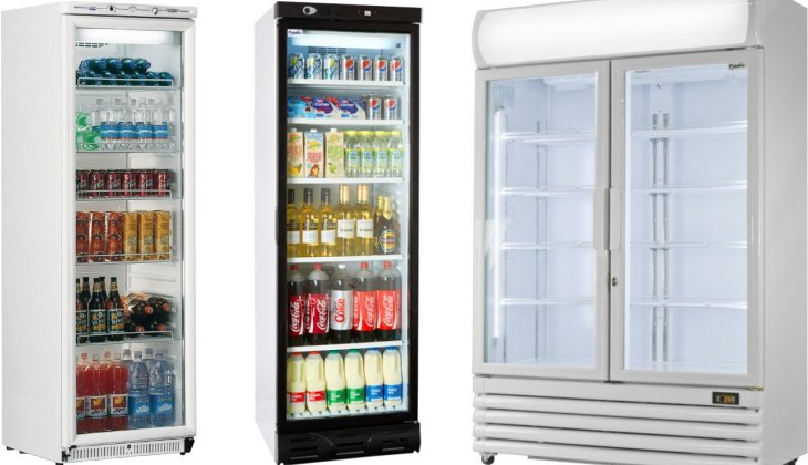 Upright Glass Door Display Fridges