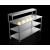 NordStar STCMCB1800MS Mobile Centre Table with Mid Shelf & 1 Tier Heated Gantry W1800mm - view 2