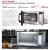 Sharp R21AT Touch Control Microwave Oven 1kW - view 2