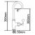 Aquajet 1/2" Sink Tap with Lever Control & 150mm Goose Neck Spout AJ-B-1SG6L - view 2