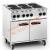 Lincat OE8016 6 Round Plate Electric Range W900mm - view 1