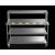 NordStar STCMCB1500MS Mobile Centre Table with Mid Shelf & 1 Tier Heated Gantry W1500mm - view 4