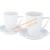 Porcelite Napoli Cups & Saucers - Pack of 6 - view 1