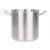 Vogue Stainless Steel Deep Stockpot 24cm 10.5Ltr (T192) - view 1