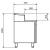 Sterling Pro Green SPIZ-135 2 Door Refrigerated Pizza Prep Counter W1342mm - view 2