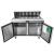 Atosa MSF8303GR 2 Door Refrigerated Salad Prep Counter W1530mm - view 2