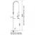 Aquajet 10 Standard Deck Mounted Pre-Rinse Spray AJPR10-ST - view 2