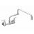 Aquajet 1/2" Mixer Tap with Lever Controls & 450mm Double Jointed Swivel Spout AJ-W-4DJ18L - view 1